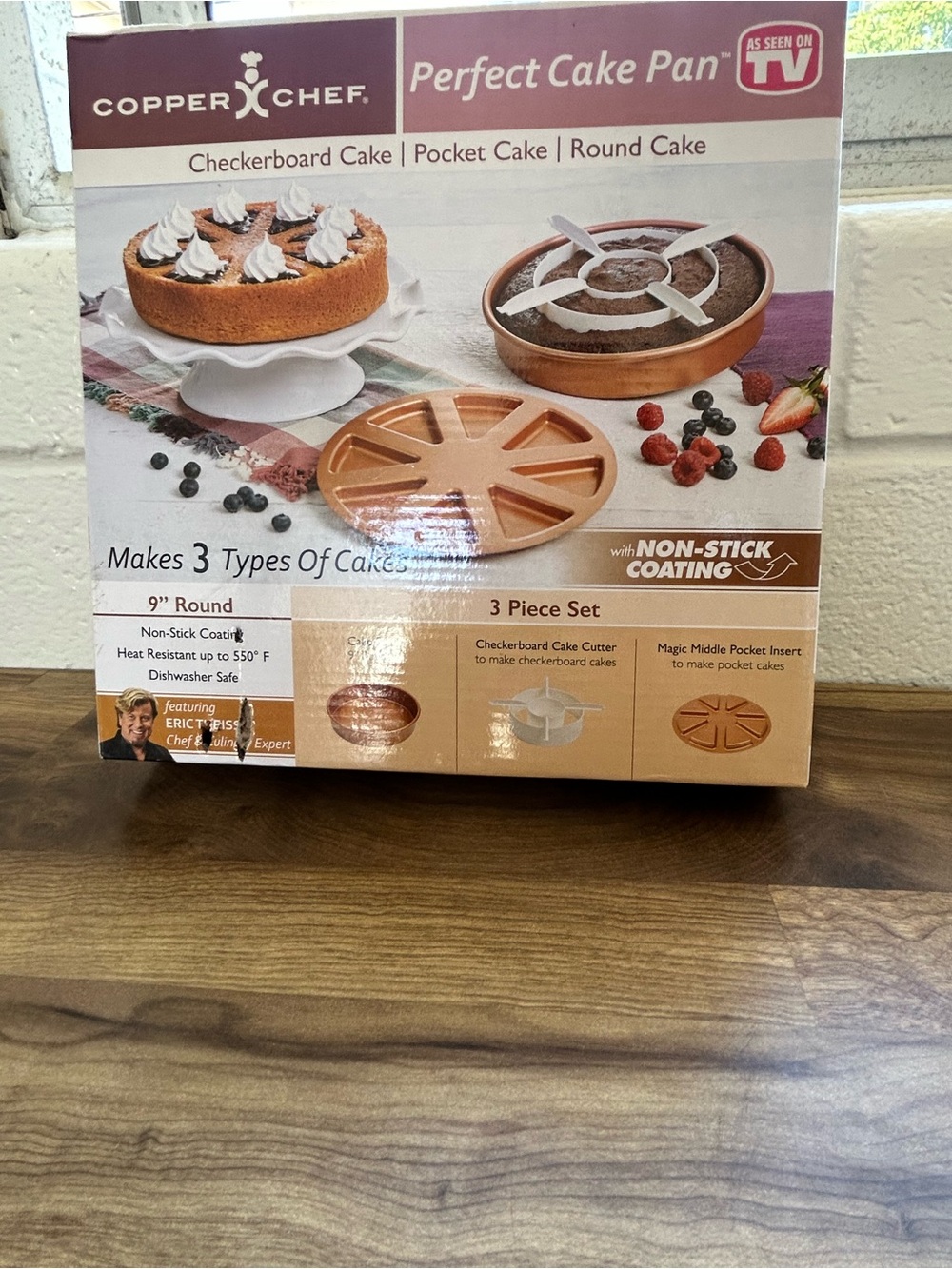 Perfect Cake Pan - Copper Non-Stick 3-Piece Set